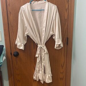 Elegant Cream Women's Robe